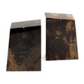 Bey Berk International Bey-Berk International R11 Tiger Eye Marble Bookend; Black & Brown R11